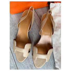 Hermès-Ballet flats-Beige