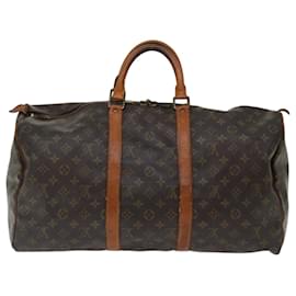 Louis Vuitton-Monograma de Louis Vuitton Keepall 50 Bolsa Boston M41426 LV Auth yk11576-Monograma