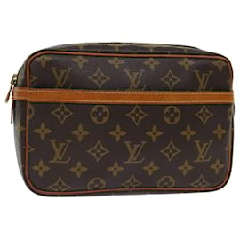 Louis Vuitton-Louis Vuitton Monogram Compiegne 23 Clutch Bag M51847 LV Auth fm3312-Monogram