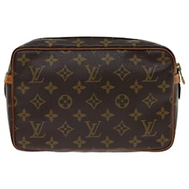 Louis Vuitton-Louis Vuitton Monogram Compiegne 23 Pochette M51847 LV Auth fm3312-Monogramme