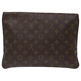 Louis Vuitton-LOUIS VUITTON Monogram Pochette Priant Clutch Bag M51805 LV Auth yk11684-Monogram