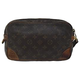 Louis Vuitton-LOUIS VUITTON Monogram Marly Dragonne GM Clutch Bag M51825 LV Auth 70475-Monogram