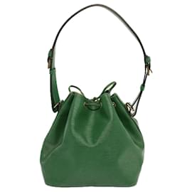 Louis Vuitton-LOUIS VUITTON Epi Petit Noe Bolso de hombro Verde M44104 LV Auth 70549-Verde