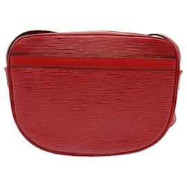 Louis Vuitton-LOUIS VUITTON Epi Jeune Fille MM Bolso de hombro Rojo M52157 LV Auth 70508-Roja