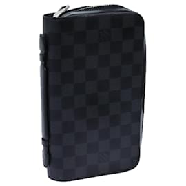 Louis Vuitton-Portafoglio LOUIS VUITTON Damier Graphite Zippy XL N41503 LV Aut 70440-Damier ebene