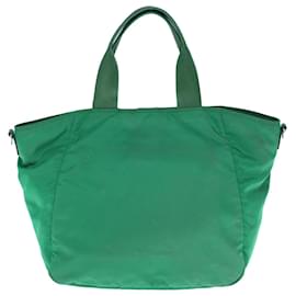 Prada-Prada Hand Bag Nylon 2Way Green Auth 63191-Green