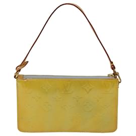 Louis Vuitton-Pochette accessoire LOUIS VUITTON Monogram Vernis Lexington Gris M91056 auth 73461-Autre