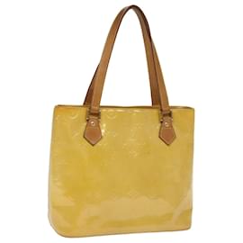 Louis Vuitton-Bolso de mano Vernis Houston con monograma de LOUIS VUITTON Beige M91004 LV Auth 75190-Beige