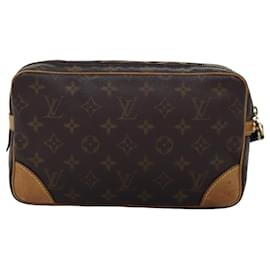 Louis Vuitton-LOUIS VUITTON Monogram Marly Dragonne GM Clutch Bag M51825 LV Auth th4906-Monogram