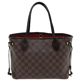 Louis Vuitton-LOUIS VUITTON Damier Ebene Neverfull PM Tote Bag N51109 LV Auth bs14661-Other