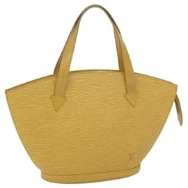 Louis Vuitton-LOUIS VUITTON Epi Saint Jacques Hand Bag Yellow M52279 LV Auth 64339-Yellow
