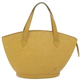 Louis Vuitton-LOUIS VUITTON Epi Saint Jacques Hand Bag Yellow M52279 LV Auth 64339-Yellow