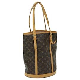 Louis Vuitton-LOUIS VUITTON Monogram Bucket GM Shoulder Bag M42236 LV Auth ar11487-Monogram