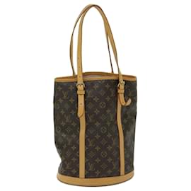 Louis Vuitton-LOUIS VUITTON Monogram Bucket GM Shoulder Bag M42236 LV Auth ar11487-Monogram
