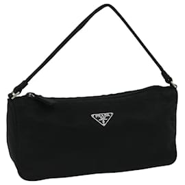 Prada-PRADA Pochette Accessoire Nylon Noir Auth fm3204-Noir