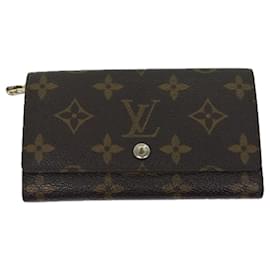 Louis Vuitton-LOUIS VUITTON Monogram Porte Monnaie Billets Tresor Wallet M61730 LV Auth 70058-Monogram