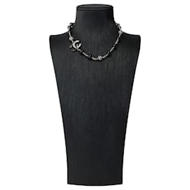 Chanel-CHANEL CC Jewelry in Silver Metal - 101945-Silvery