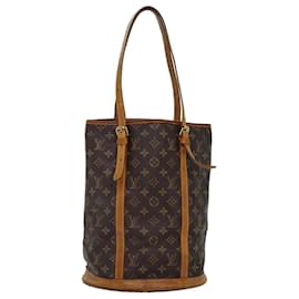 Louis Vuitton-LOUIS VUITTON Monogram Bucket GM Shoulder Bag M42236 LV Auth 74079-Monogram