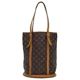 Louis Vuitton-LOUIS VUITTON Monogram Bucket GM Shoulder Bag M42236 LV Auth 74079-Monogram