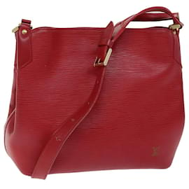 Louis Vuitton-Bolsa de ombro LOUIS VUITTON Epi Mandala MM vermelha M5889Autenticação E LV 75384-Vermelho