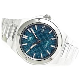 IWC-IWC Ingenieur Automatic 40 green IW328903 Mens-Silvery