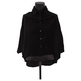Autre Marque-Velvet shirt-Black