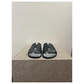Hermès-HERMES  Sandals T.eu 43 leather-Blue