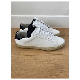 Saint Laurent-SAINT LAURENT  Trainers T.eu 39.5 leather-White