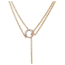 Cartier-Cartier Baby Trinity Pampilles Necklace 750(YG×PG×WG) 16.3g-Other