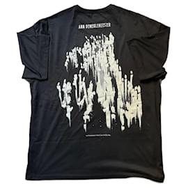 Ann Demeulemeester-Limited Edition 182/200 Black Tee Ann Demeulemeester size L unisex.-Black