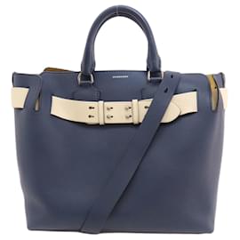 Burberry-Burberry tote bag-Navy blue