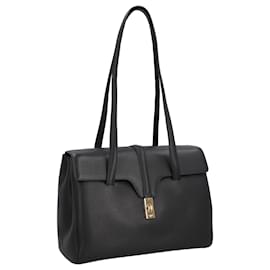 Céline-Céline Bucket 16 Bag Black-Black