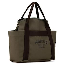 Hermès-Hermes Canvas Sac de Pansage  Canvas Handbag in Good condition-Other