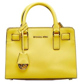 Michael Kors-Michael Kors Leather Dillon Satchel Leather Handbag 30H5GAIM1L in Good condition-Other
