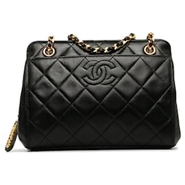 Chanel-Chanel CC Caviar Matelasse Shoulder Bag  Leather Tote Bag in Excellent condition-Other