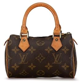 Louis Vuitton-Louis Vuitton Mini Speedy Canvas Handbag M41534 in good condition-Other