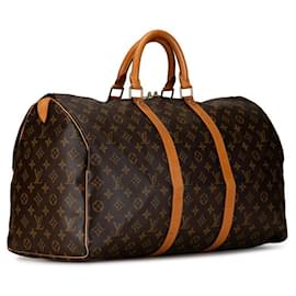 Louis Vuitton-Louis Vuitton Keepall 50 Canvas Travel Bag M41426 in good condition-Other