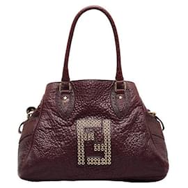 Fendi-Fendi Etniko Leather Handbag Leather Handbag 8BN162 in good condition-Other