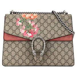 Gucci-Gucci Dionysus Chain Shoulder Bag PVC Suede 400235 in Very Good Condition-Beige