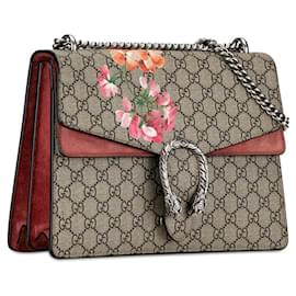 Gucci-Gucci Dionysus Chain Shoulder Bag PVC Suede 400235 in Very Good Condition-Beige