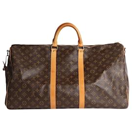 Louis Vuitton-brown 2005 Monogram Keepall 55 bag-Brown
