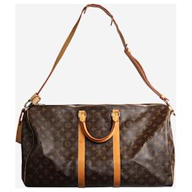 Louis Vuitton-bruns 2005 Monogramme Keepall 55 Sac-Marron