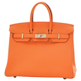 Hermès-Hermès Birkin 25-Orange