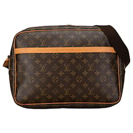 Louis Vuitton-Louis Vuitton Brown Monogram Reportero GM-Castaño