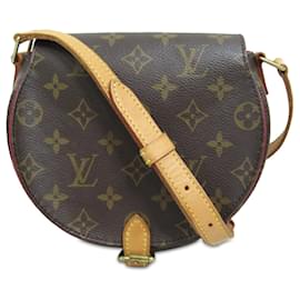 Louis Vuitton-Pandereta marrón Louis Vuitton Monogram Sac-Castaño