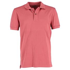 Tom Ford-Tom Ford Polo Shirt in Red Cotton-Red