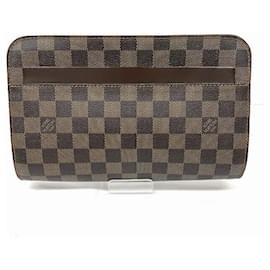 Louis Vuitton-Louis Vuitton Saint Louis Canvas Clutch Bag N51993 in good condition-Other