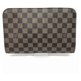 Louis Vuitton-Louis Vuitton Saint Louis Canvas Clutch Bag N51993 in good condition-Other