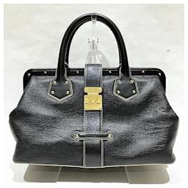 Louis Vuitton-Bolsa Louis Vuitton Suhali Leather Angeno PM M91805 em boas condições-Preto