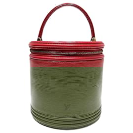Louis Vuitton-Louis Vuitton Epi Cannes Handbag M48037 in Good Condition-Red